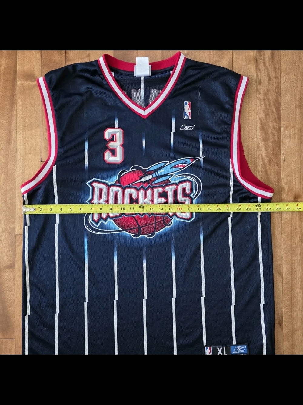 Houston Rockets Reebok Steve Francis Jersey Size XL Authentic - Picture 9 of 10
